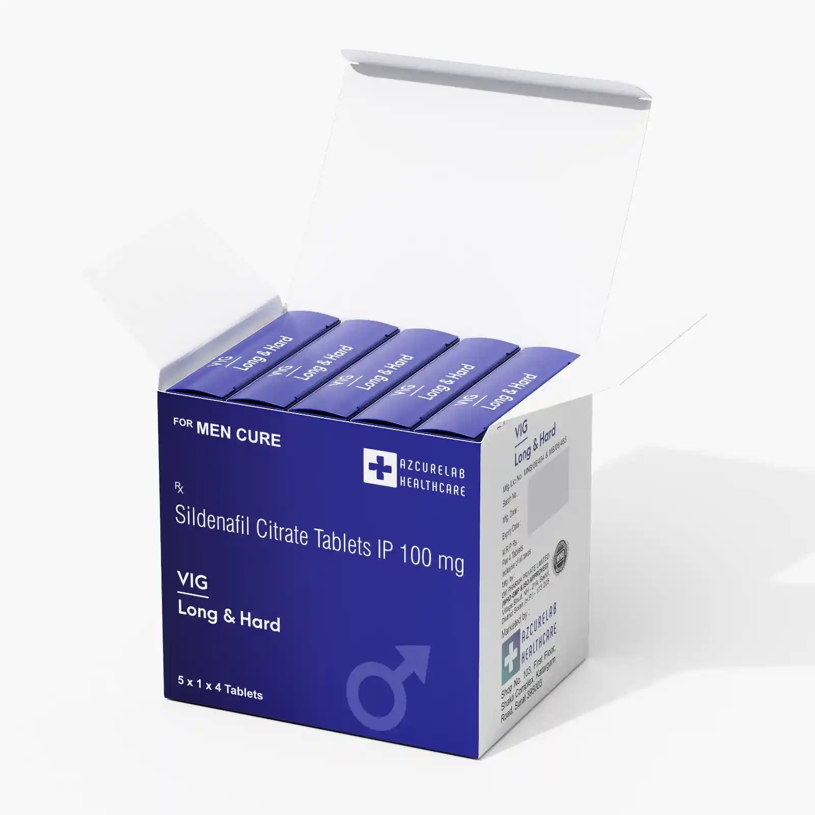 Vig Long & Hard | Pack of 15 | 60 Tablets