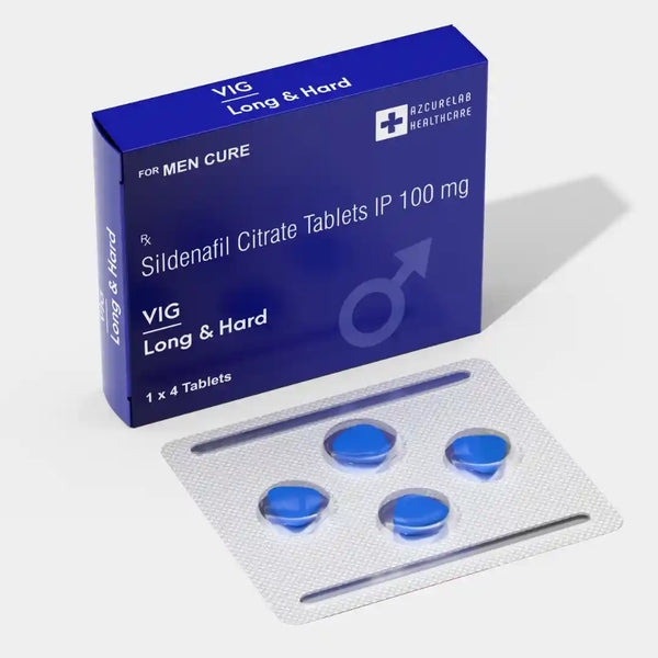 Vig Long & Hard | Pack of 15 | 60 Tablets