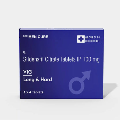 Vig Long &amp; Hard | Pack of 15 | 60 Tablets