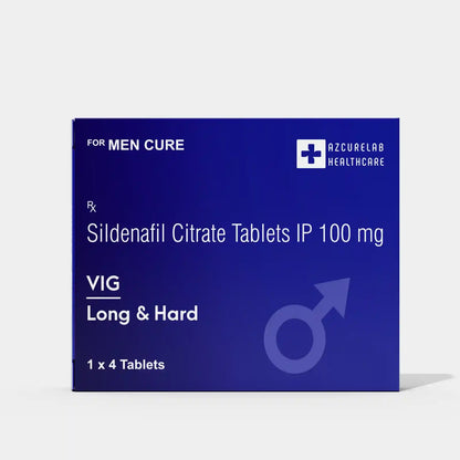 Vig Long &amp; Hard | Pack of 15 | 60 Tablets